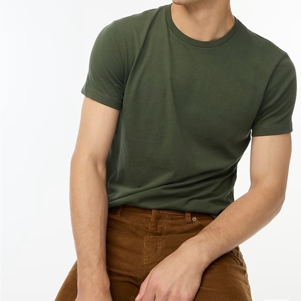 J. Crew Washed Jersey Tee / Size: Large / Color: Topiary